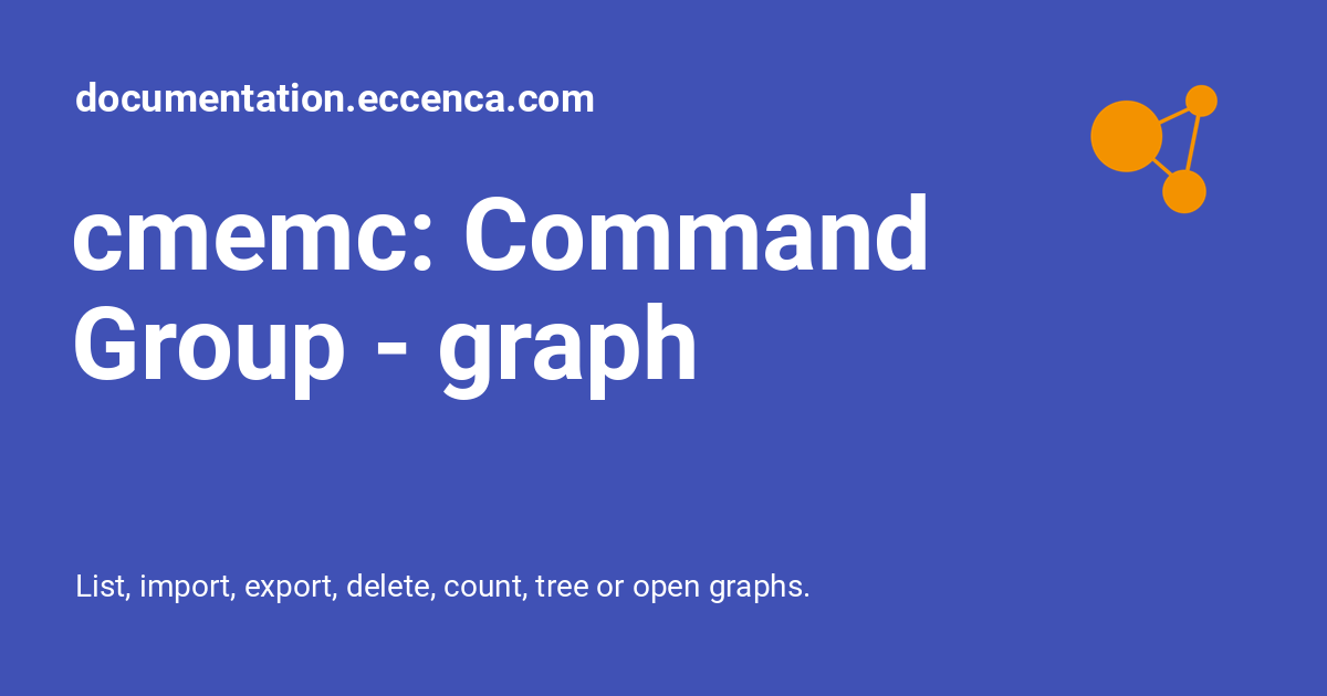 cmemc: Command Group - graph - documentation.eccenca.com