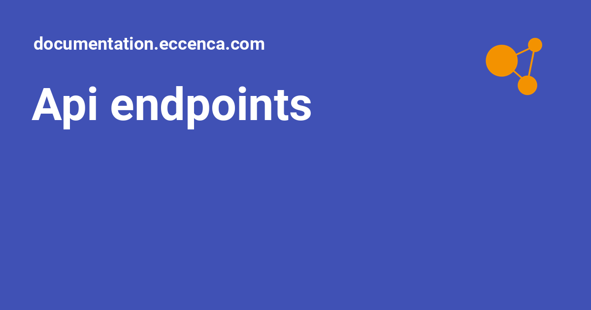 Api endpoints