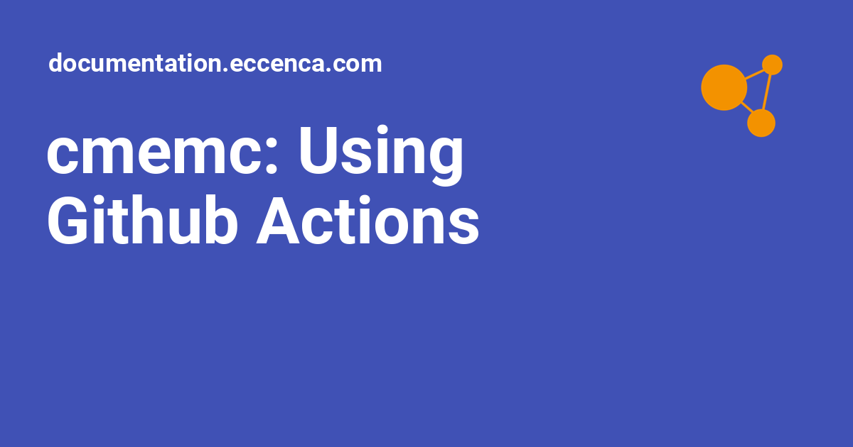 cmemc: Using Github Actions - documentation.eccenca.com