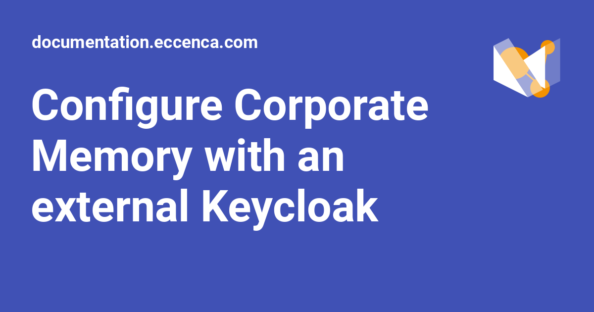 Configure Corporate Memory with an external Keycloak documentation