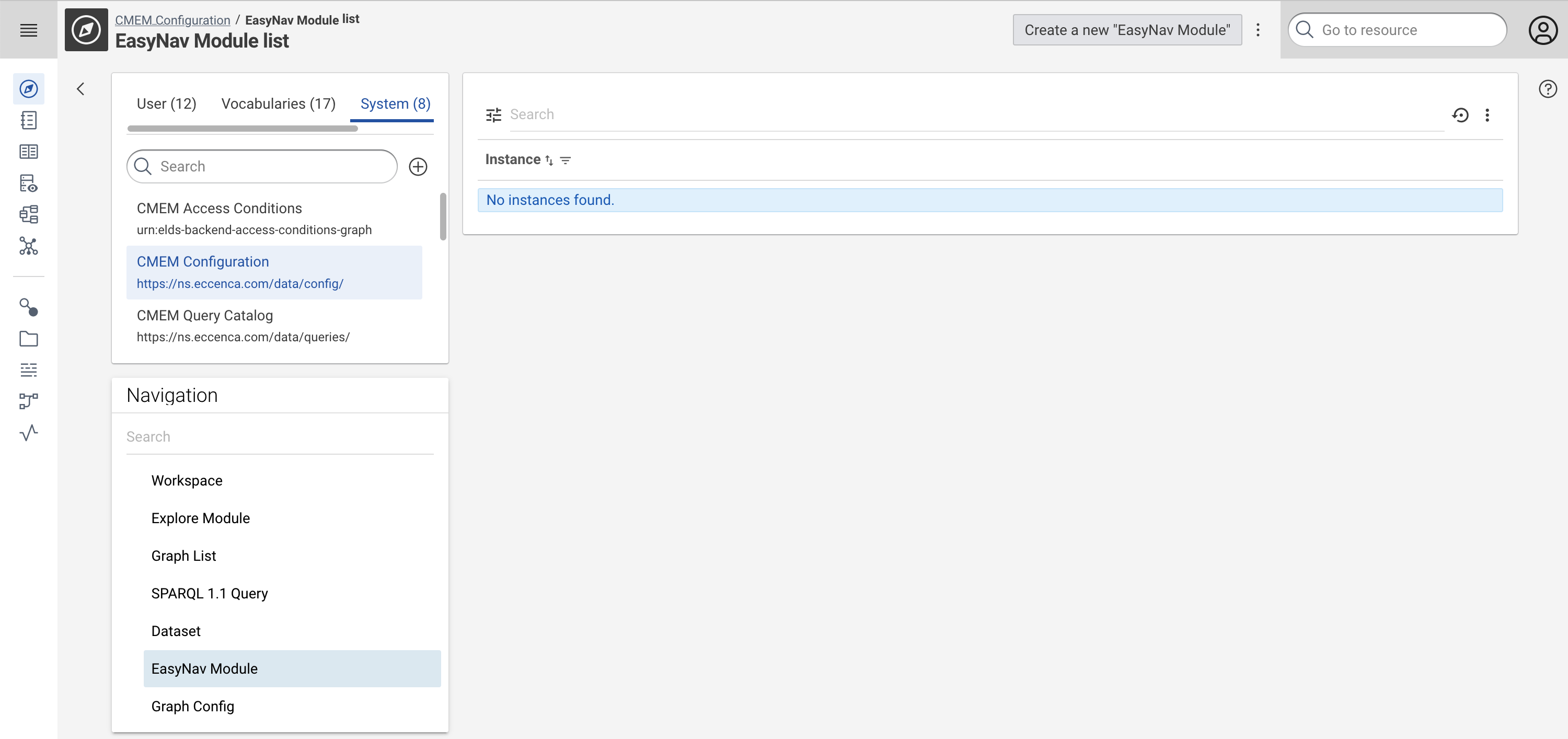 Create a EasyNav Module Configuration