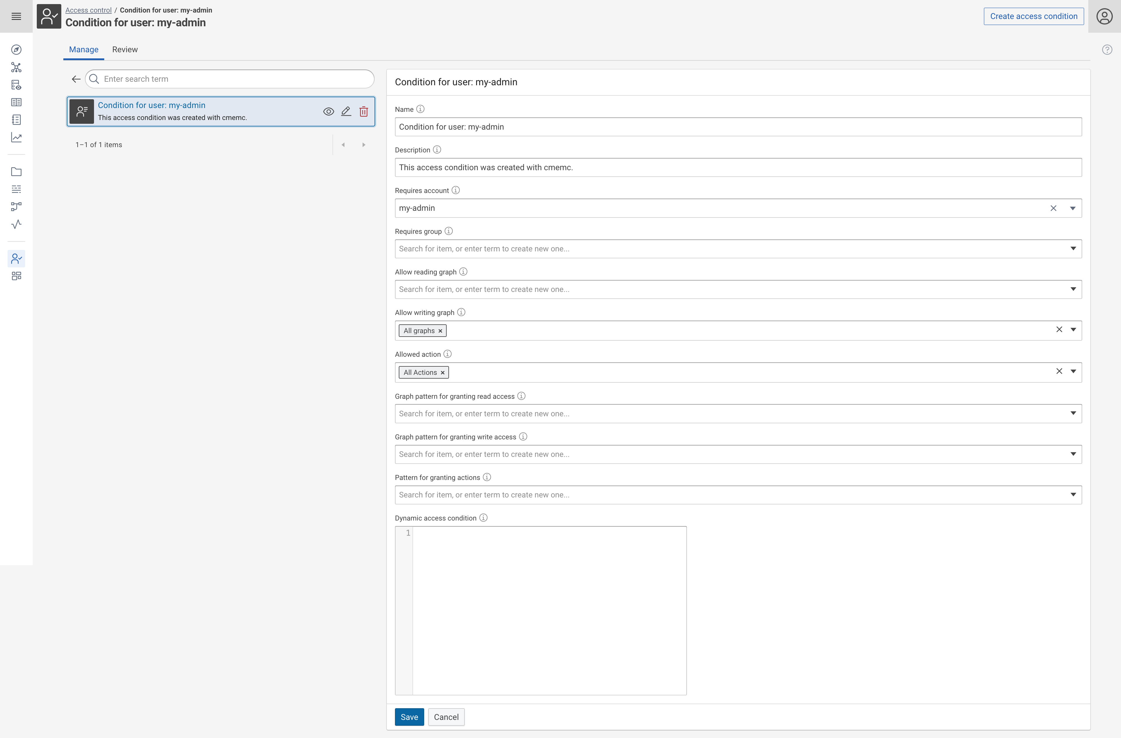 Access Control: Create a regular Administration user