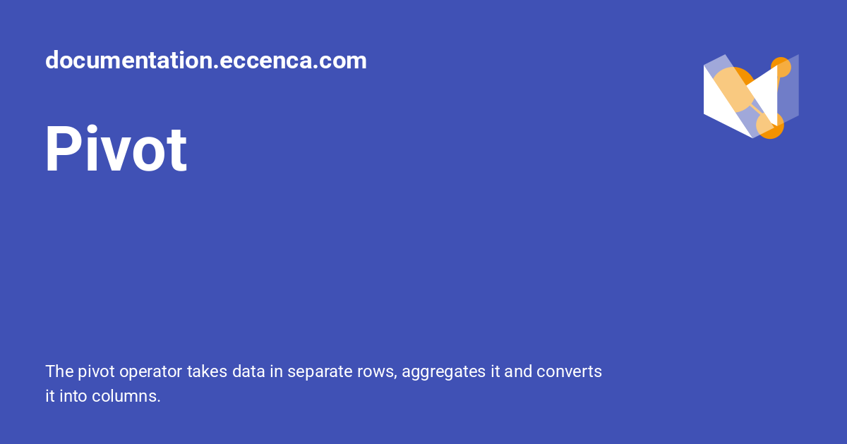 Pivot - documentation.eccenca.com