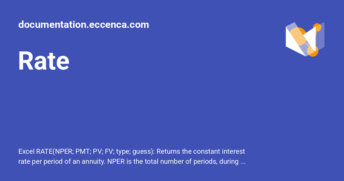 Rate - documentation.eccenca.com