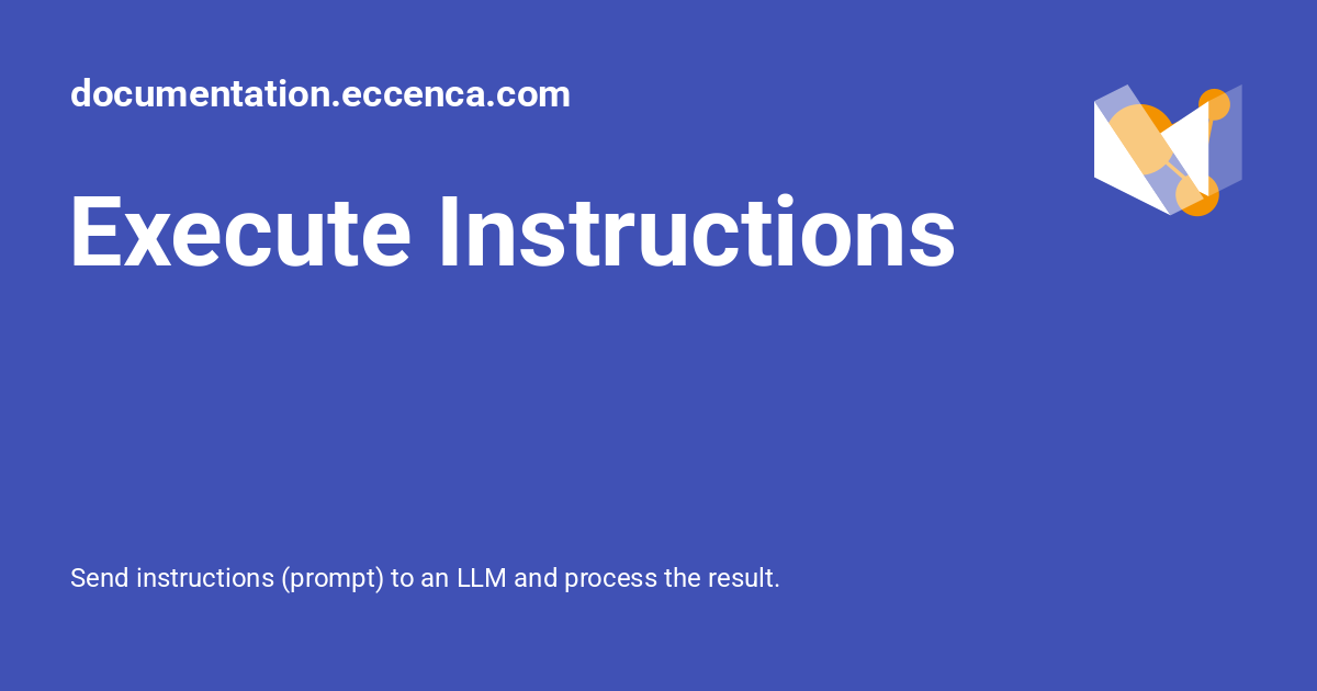 Execute Instructions - documentation.eccenca.com