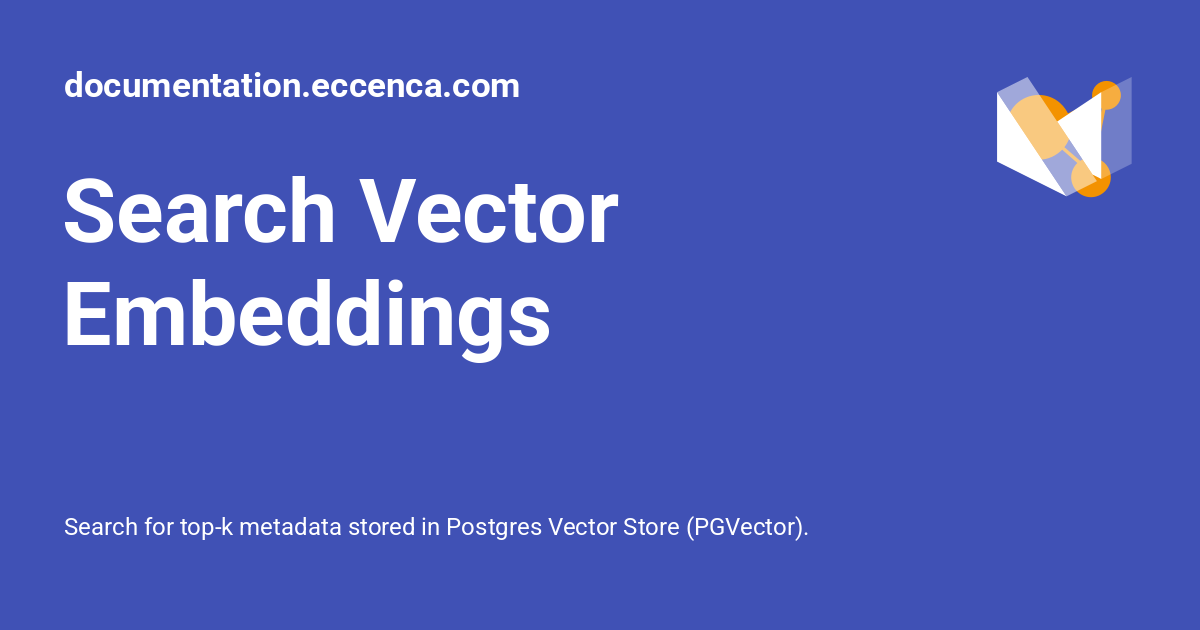 Search Vector Embeddings - documentation.eccenca.com