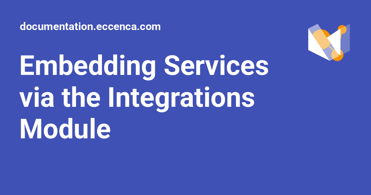 Embedding Services via the Integrations Module - documentation.eccenca.com