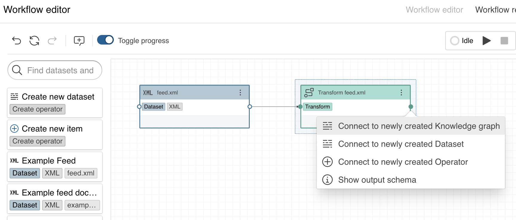 Create knowledge graph