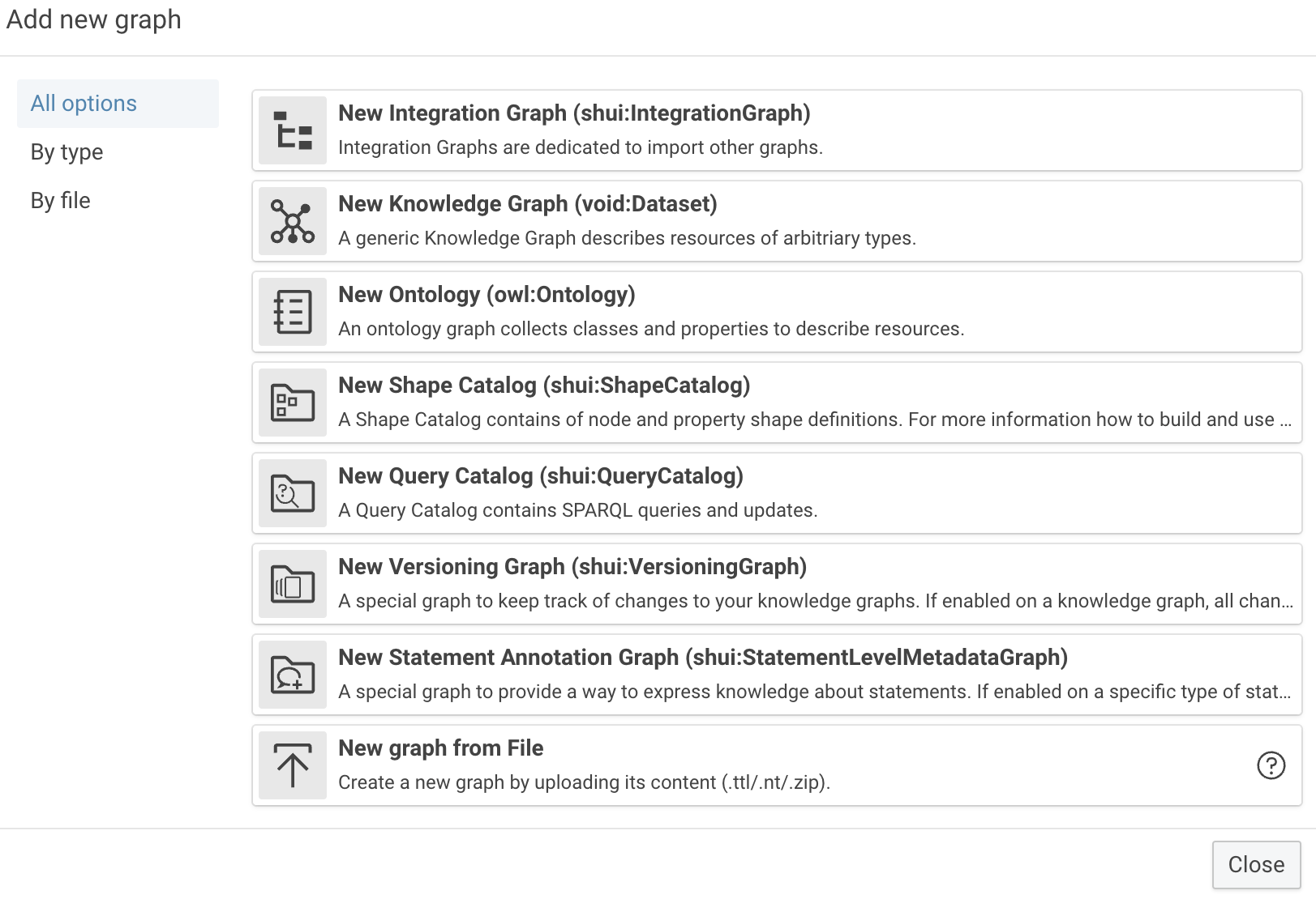 New graph from File option