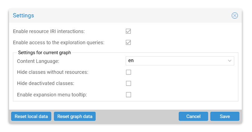 Settings Window