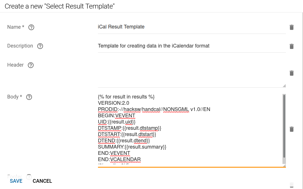 sparql-result-template