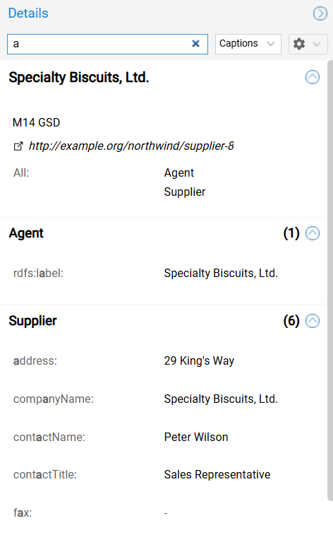 Object Details Panel